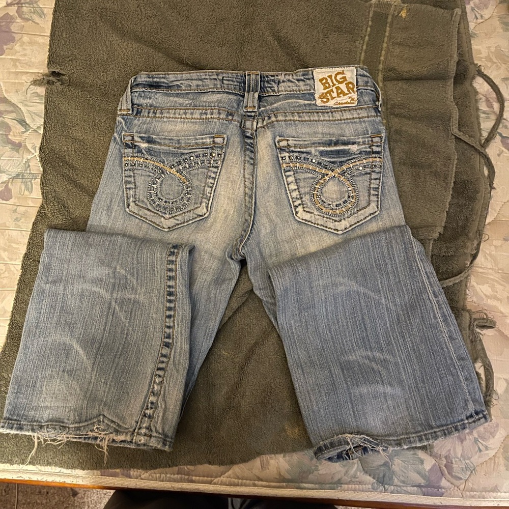 Bke Big Star jeans lightly distressed size 27 Long